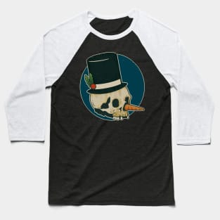 Xmas Skull Baseball T-Shirt
